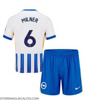 Brighton James Milner #6 Maglia Gara Casa Repliche 2024-25 Bambino Maniche Corte Brighton James Milner #6 Maglia Gara Casa Repliche 2024-25 Bambino Maniche Corte